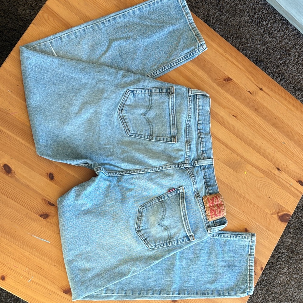 Levi's Sky Blue Relaxed Jeans